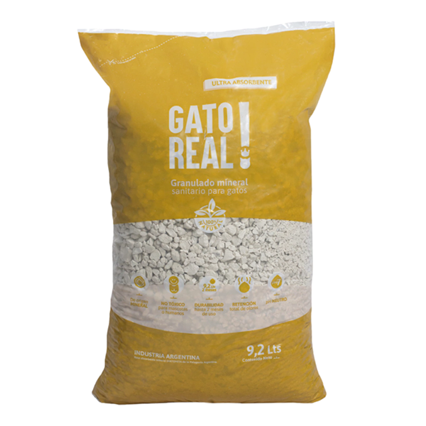 Gato Real - Bolsón x 5 un. x 9,2 lts.