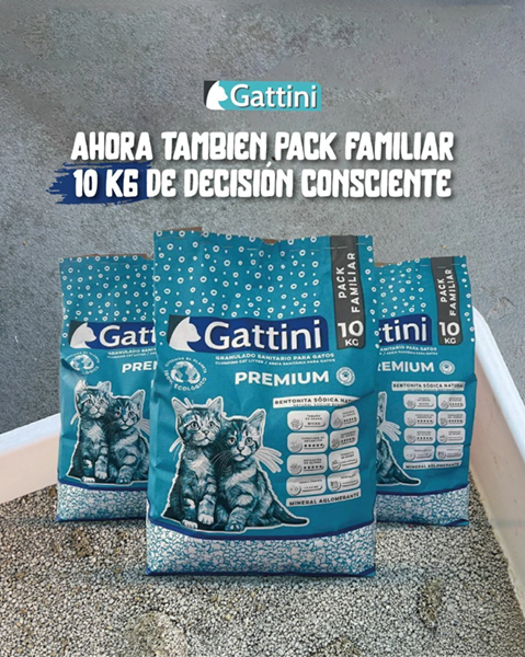 Gattini Premium x 10 kg. - Pack x 2 bolsas - Imagen 4