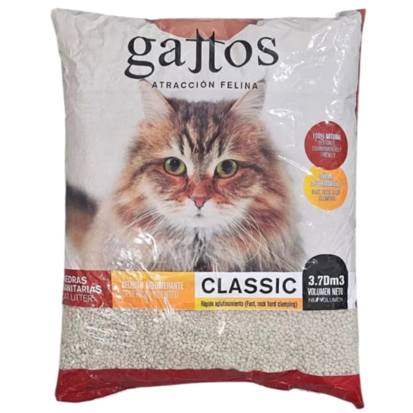 Gattos Classic x 4 kg. (Bolsón x 4 unidades)