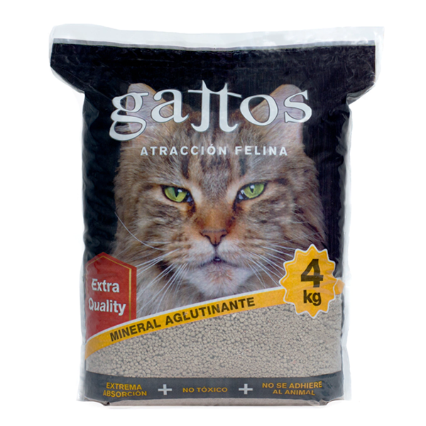 Gattos Extra Quality 4kg x 4 unidades